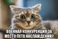  военная конкуренция за место лета наслаждений?