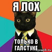 я лох только в галстуке