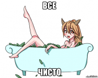 все чисто