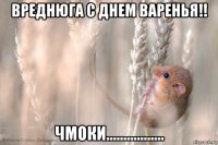 вреднюга с днем варенья!! чмоки.................