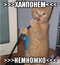 >>>хайпонем<<< >>>немножко<<<