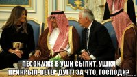  песок уже в уши сыпит. ушки прикрыл-ветер дует! за что, господи?