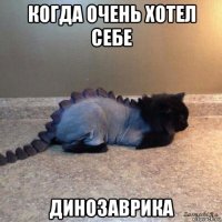 когда очень хотел себе динозаврика