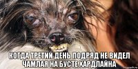  когда третий день подряд не видел чамлая на бусте хардлайна