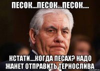 песок...песок...песок.... кстати....когда песах? надо жанет отправить тернослива