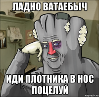 ладно ватаебыч иди плотника в нос поцелуй