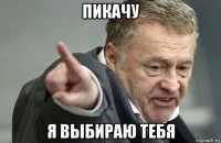 пикачу я выбираю тебя
