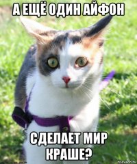 а ещё один айфон сделает мир краше?