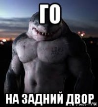 го на задний двор