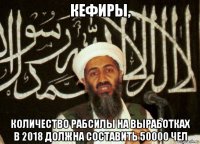 кефиры, количество рабсилы на выработках в 2018 должна составить 50000 чел