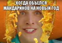 когда объелся мандаринов на новый год 