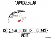 то чувство когда ты вылез из вайс сити