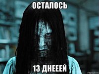 осталось 13 днееей