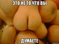 это не то что вы думаете