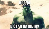 когда в стал на жыну