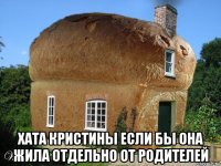  хата кристины если бы она жила отдельно от родителей