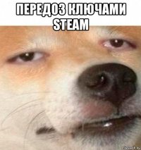 передоз ключами steam 