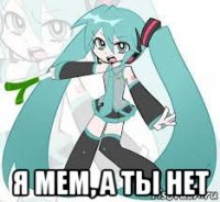  я мем, а ты нет