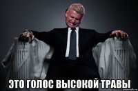  это голос высокой травы
