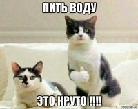 пить воду это круто !!!!