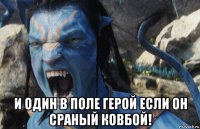  и один в поле герой если он сраный ковбой!