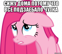 сижу дома потому что все подзаебало чутка 