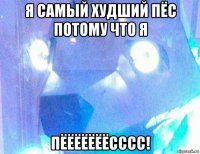 я самый худший пёс потому что я пёёёёёёёсссс!
