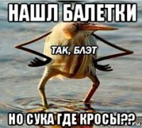 нашл балетки но сука где кросы??