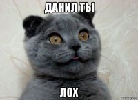 данил ты лох