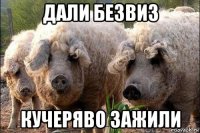 дали безвиз кучеряво зажили