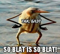  so blat is so blat!