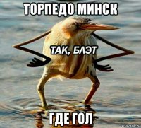 торпедо минск где гол