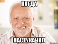когда настукачил