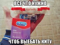 все что нужно чтоб выебать киту