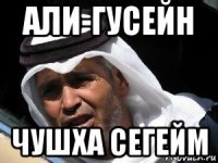 али-гусейн чушха сегейм