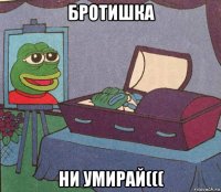 бротишка ни умирай(((