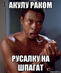 акулу раком русалку на шпагат