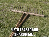  чёто грабельки знакомые...