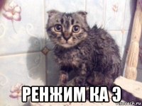  ренжим ка э