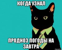когда узнал продноз погоды на завтра