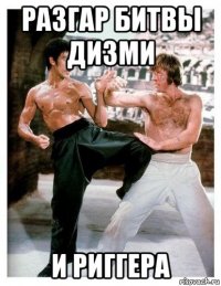 разгар битвы дизми и риггера