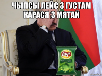 чыпсы лейс з густам карася з мятай 