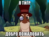 я тигр добро пожаловать