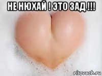 не нюхай ! это зад !!! 