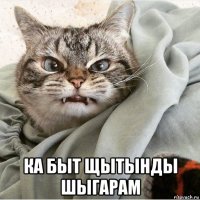  ка быт щытынды шыгарам