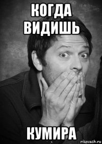 когда видишь кумира