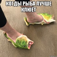когды рыба лучше клюёт 