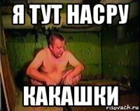 я тут насру какашки