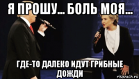 я прошу... боль моя... где-то далеко идут грибные дожди
