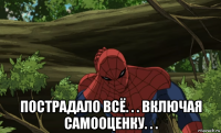  пострадало всё. . . включая самооценку. . .
